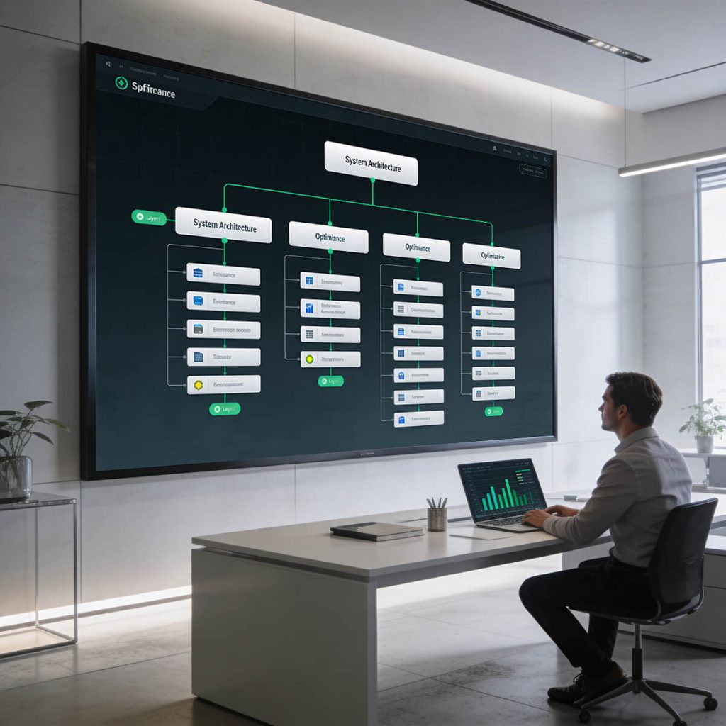 Com a arquitetura proprietaria da Leaf otimiza o resultado e custos.​